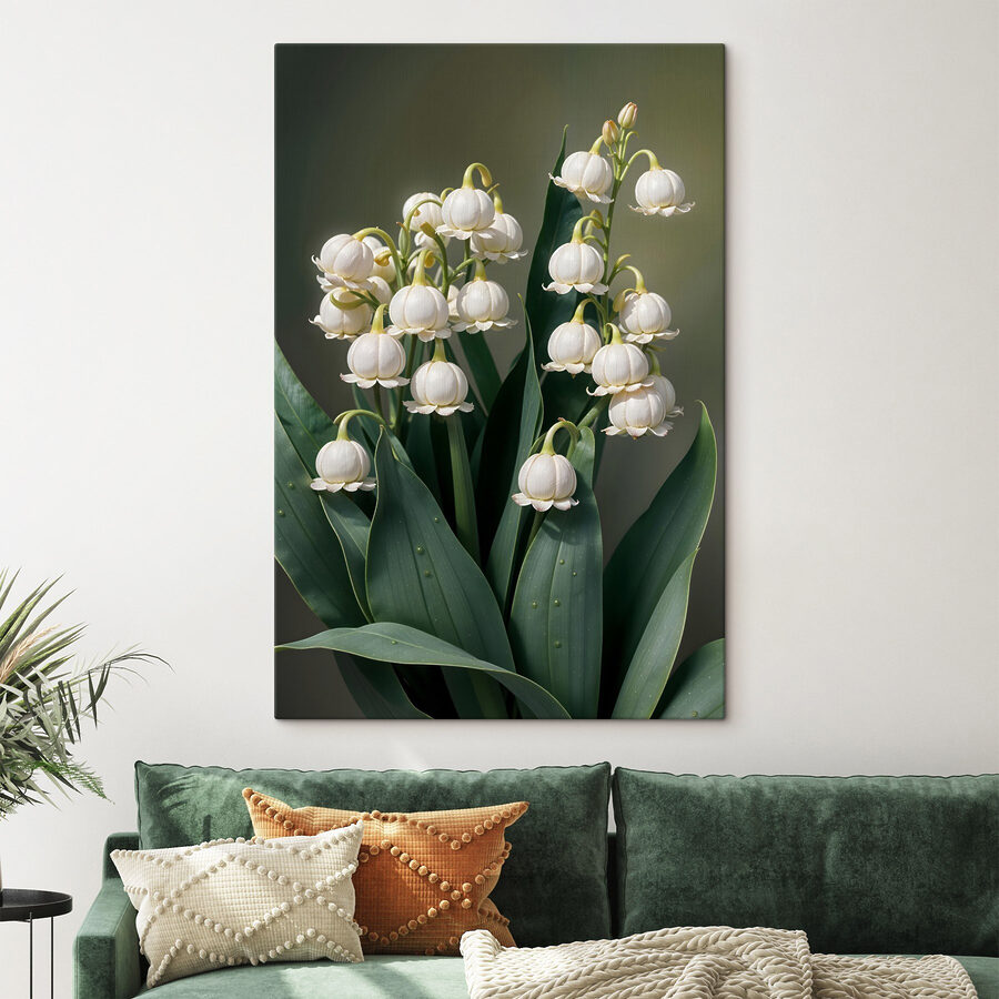 Delicate bloemen in sierlijk arrangement