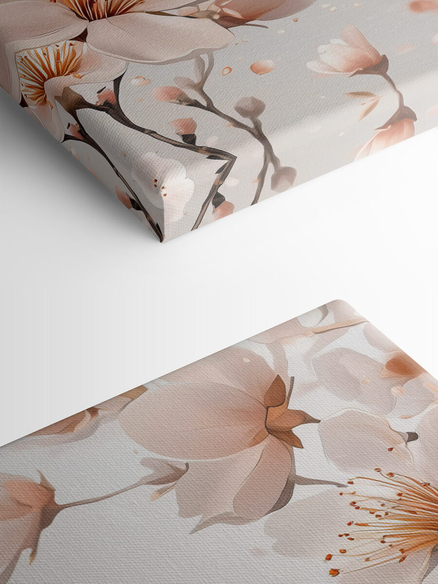 Delicate bloesems in zachte tinten