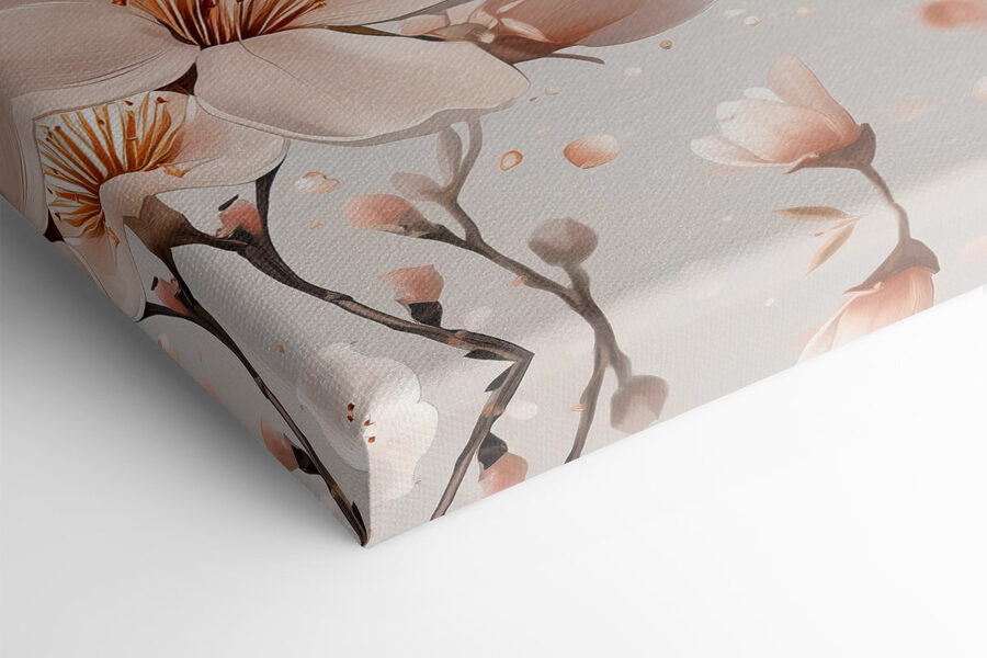 Delicate bloesems in zachte tinten