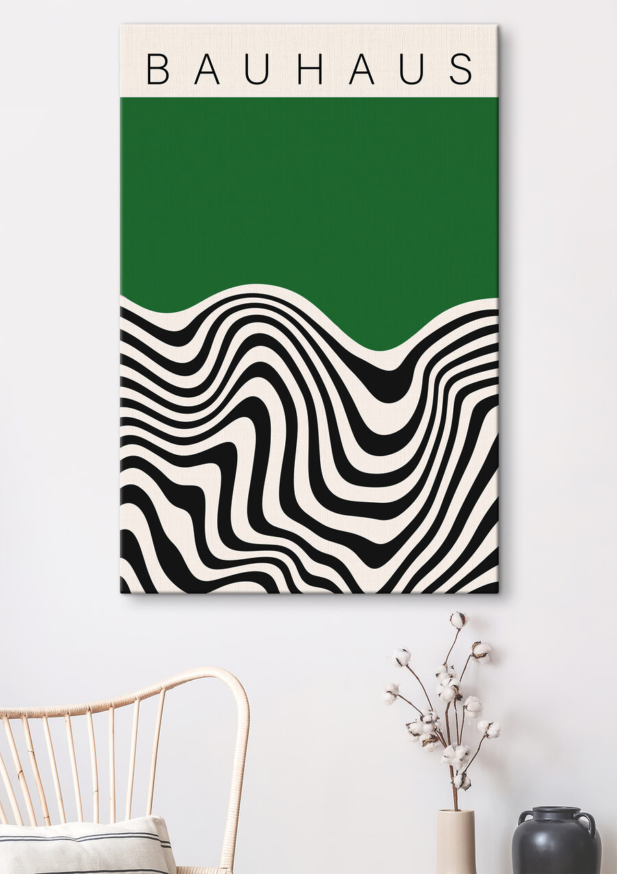 Zwart-witte golvende lijnen Zwart-witte golvende lijnen