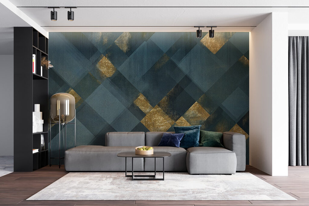 Artistic geometric pattern with contrast Artistic geometric pattern with contrast