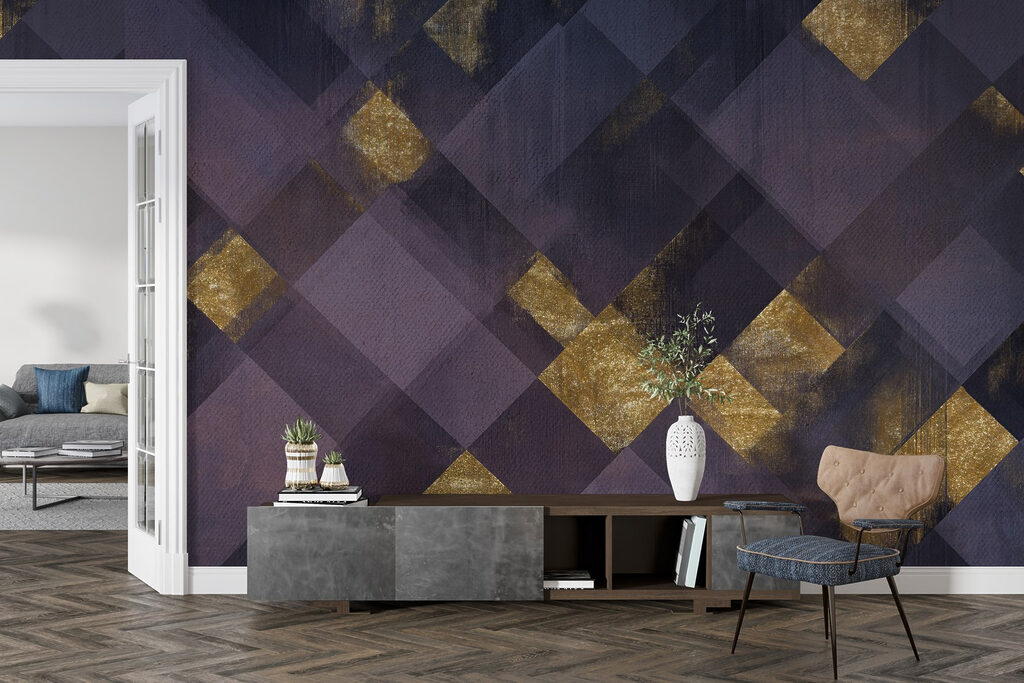 Abstract geometric shapes in dark tones Abstract geometric shapes in dark tones