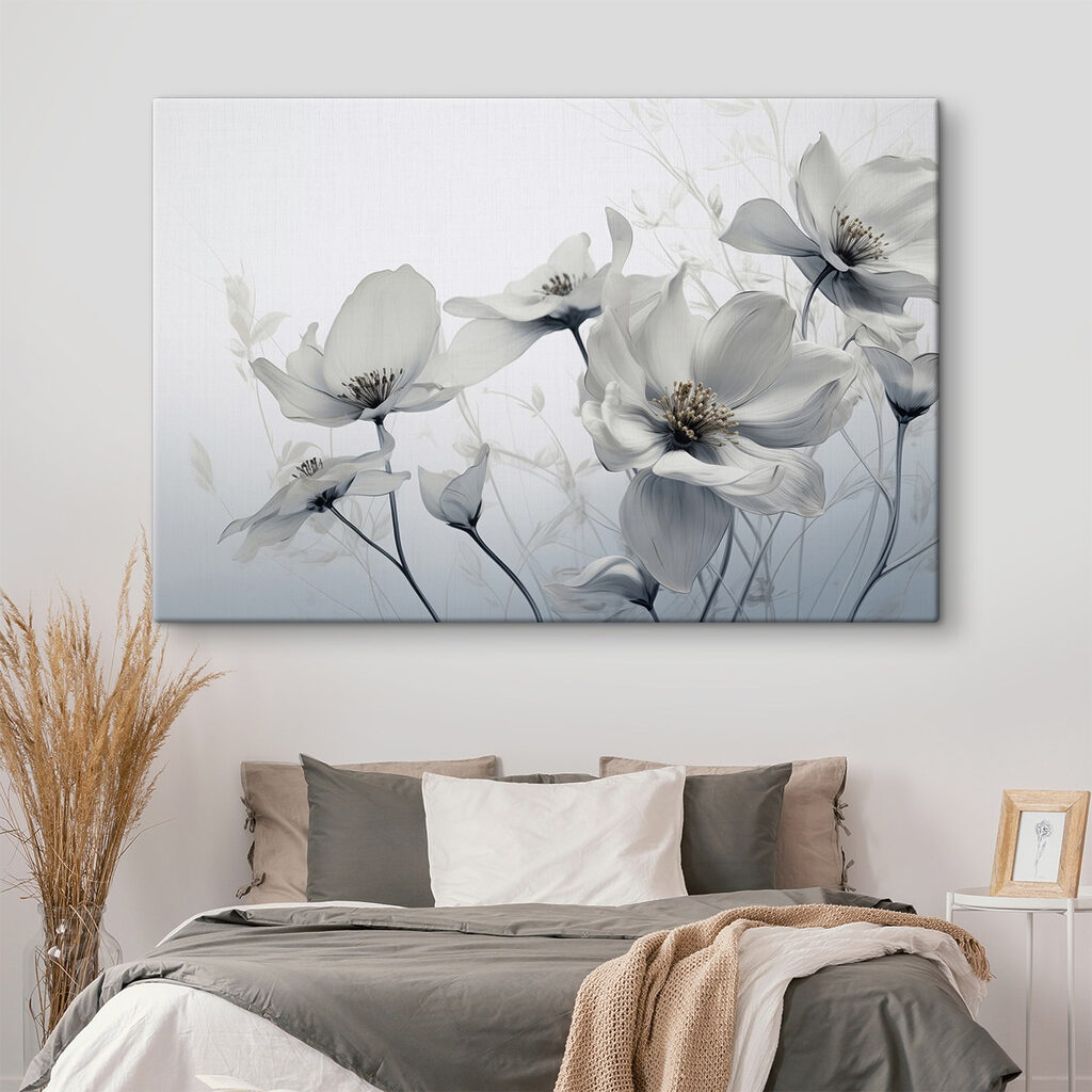 Delicate petals in soft tones