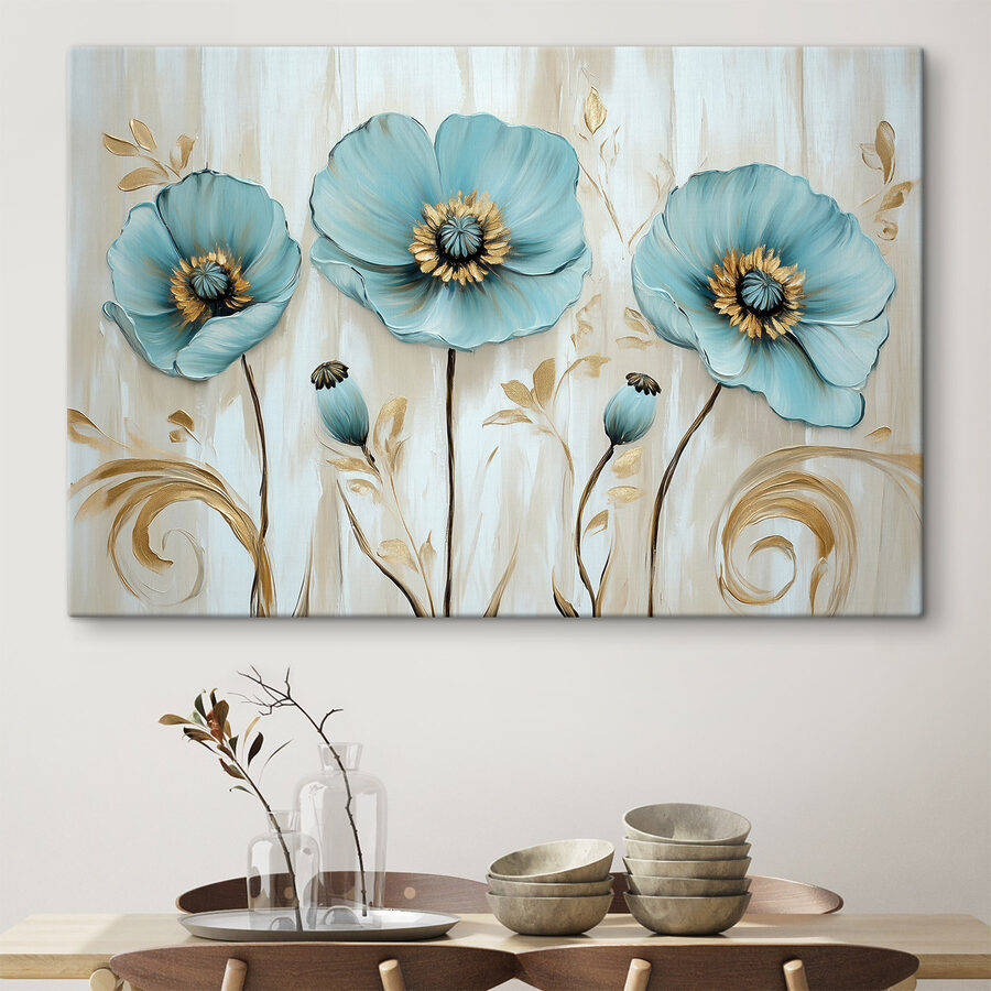 Delicate bloemen in zachte tinten