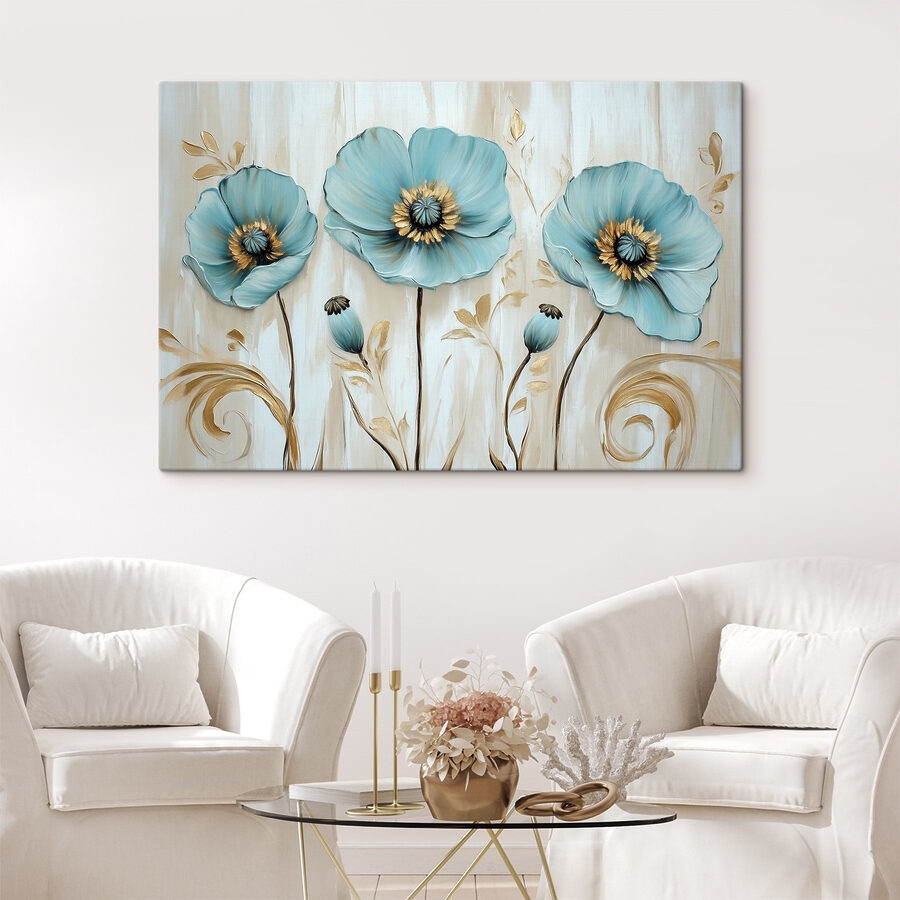 Delicate bloemen in zachte tinten