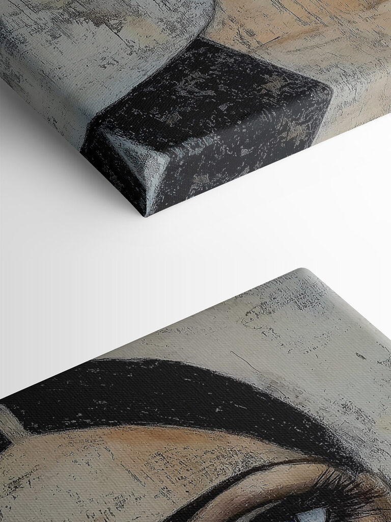 Painting of a woman with blue eyes Painting of a woman with blue eyes