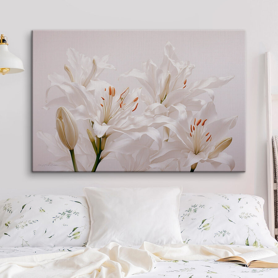 Groep witte bloemen Groep witte bloemen
