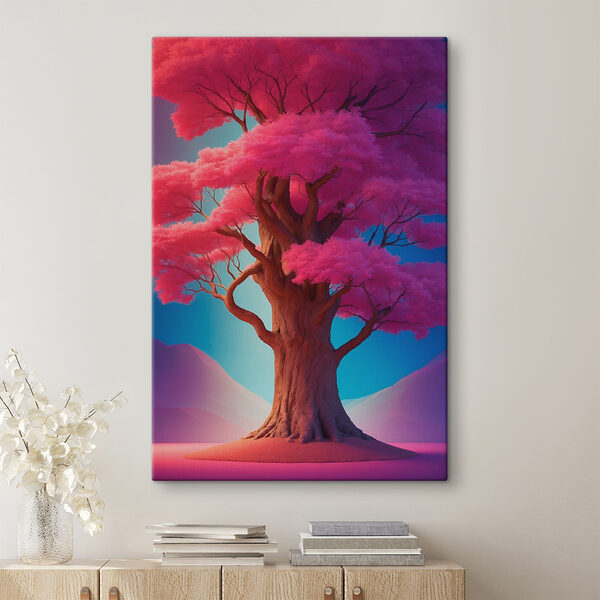 Boom met roze bladeren Boom met roze bladeren