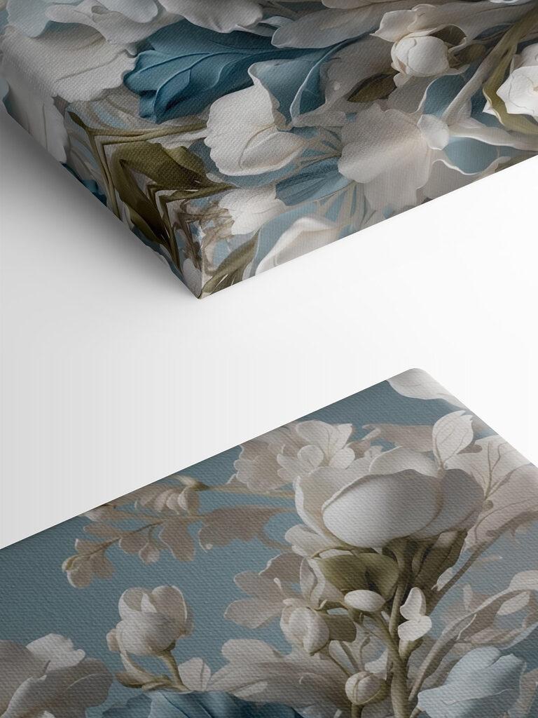 Delicate blooms in soft hues