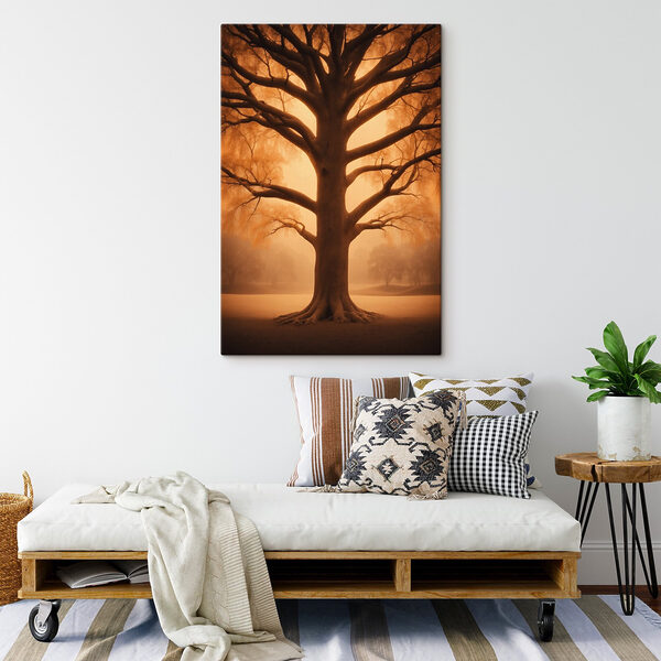Grote boom zonder bladeren Grote boom zonder bladeren