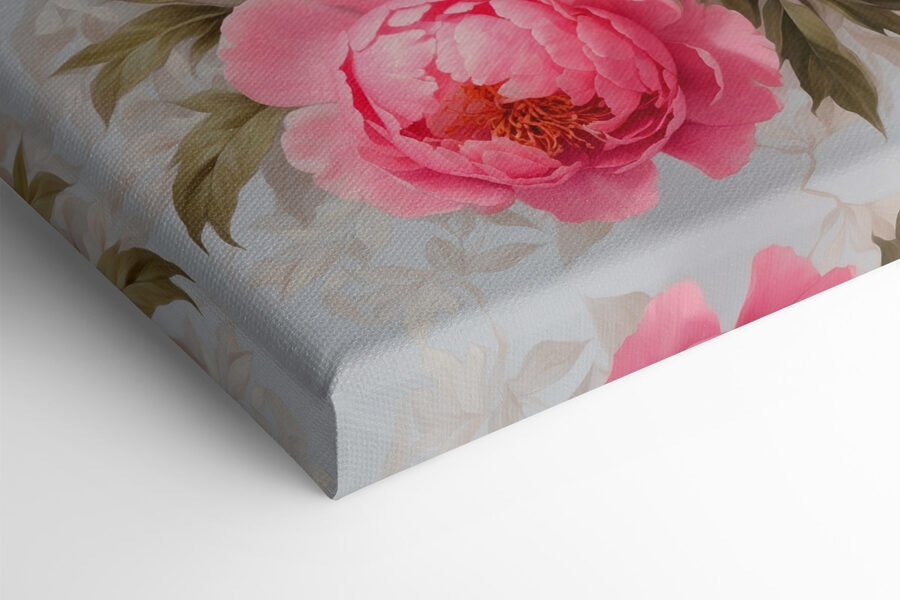 Groep roze en witte bloemen