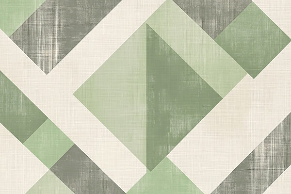 Groen en wit geometrisch patroon Groen en wit geometrisch patroon