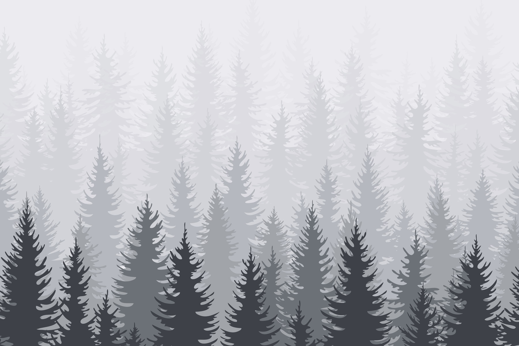 Group of trees in a forest Group of trees in a forest