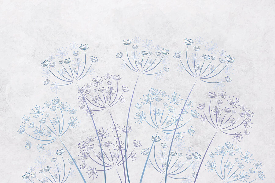 Delicate bloemen in zachte tinten