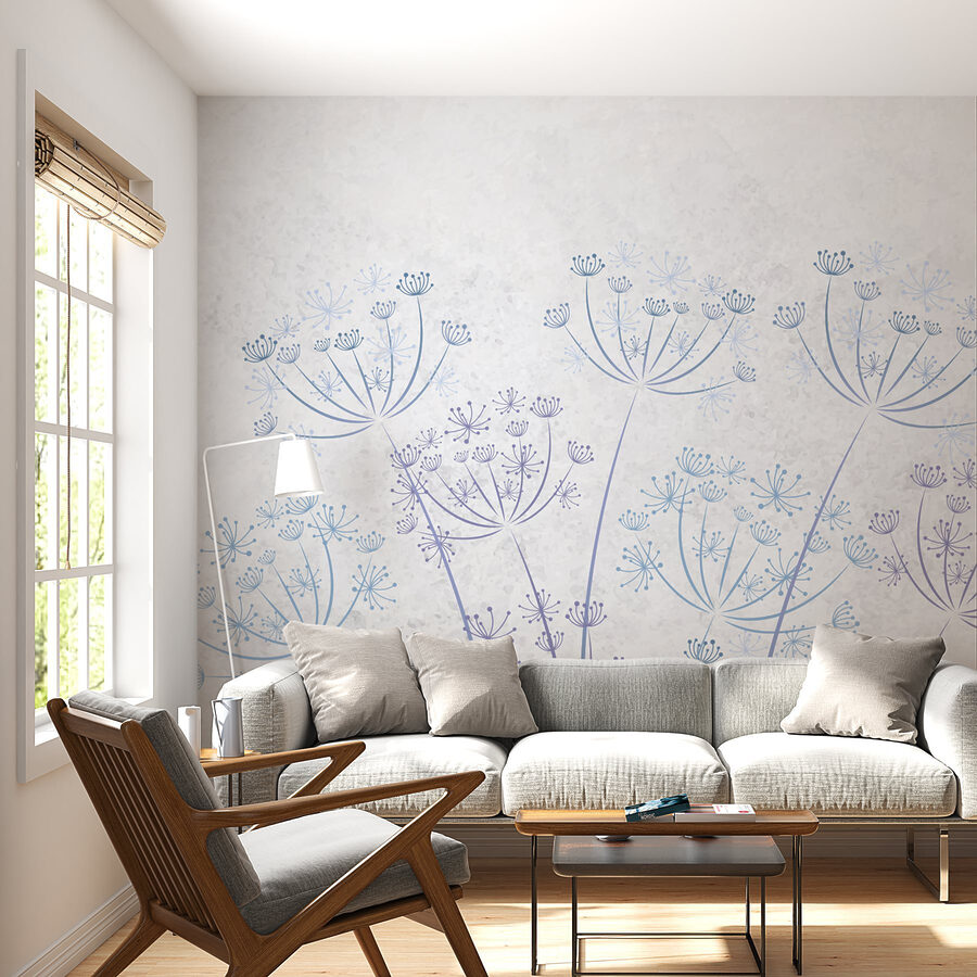 Delicate bloemen in zachte tinten