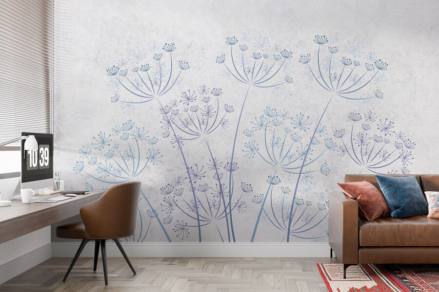 Delicate bloemen in zachte tinten