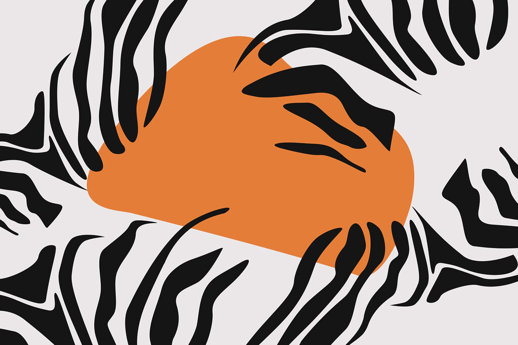 Bold patterns in vibrant contrast