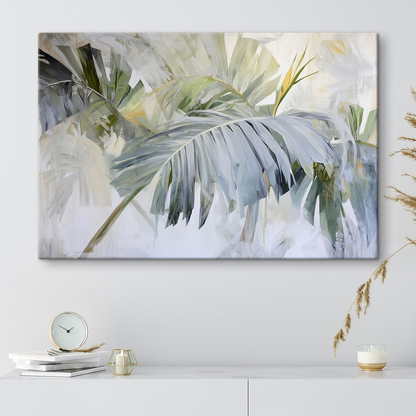 Schilderen van palmbladeren Schilderen van palmbladeren