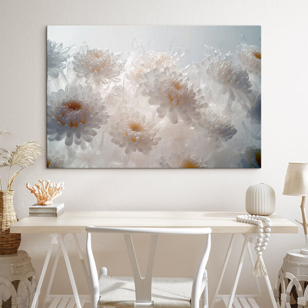 Groep witte bloemen Groep witte bloemen