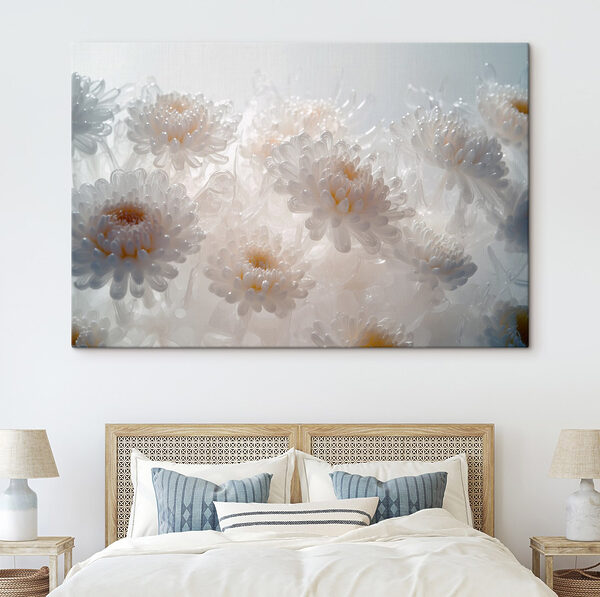 Groep witte bloemen Groep witte bloemen