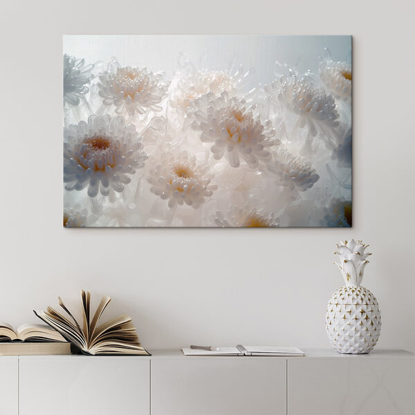 Groep witte bloemen Groep witte bloemen
