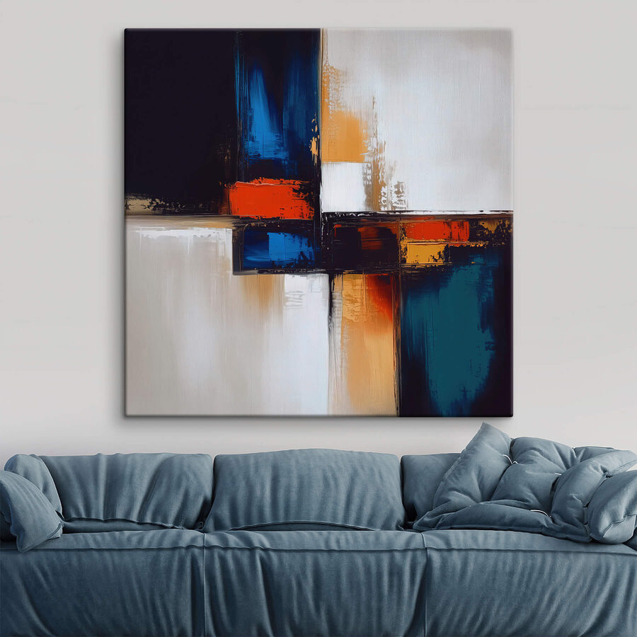 Schilderij van een kruis