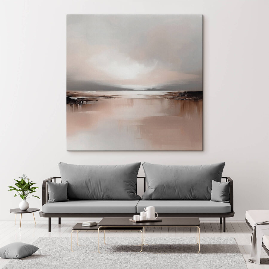 Water met een bewolkte hemel