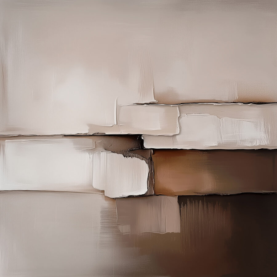 Abstracte lagen van neutrale tinten.