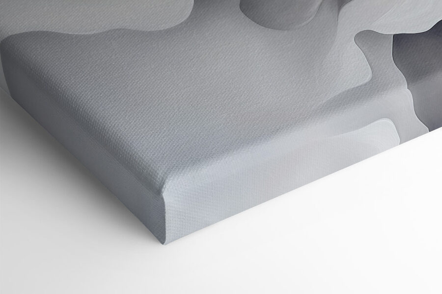 Witte en grijze abstracte kunst