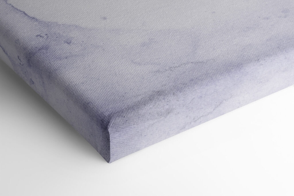 Blue and white flower design