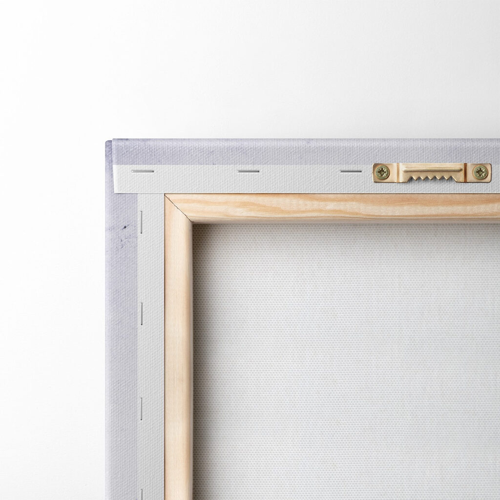 Blue and white flower design