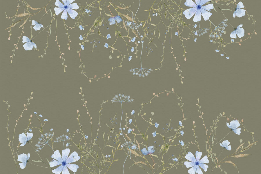 Patroon van bloemen en planten Patroon van bloemen en planten