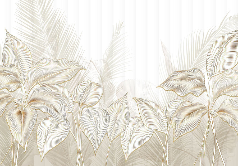 Elegante botanische lijnkunst