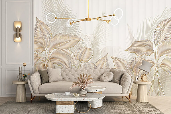 Elegante botanische lijnkunst Elegante botanische lijnkunst