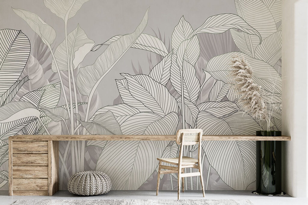 Elegant lines of nature's beauty