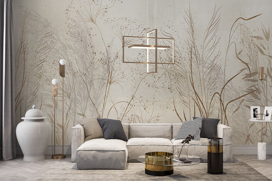 Rustige en serene natuurillustratie