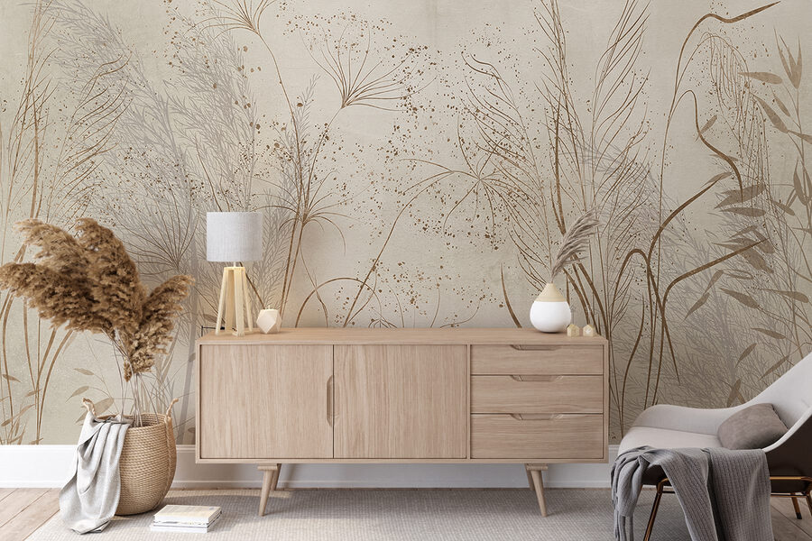 Rustige en serene natuurillustratie