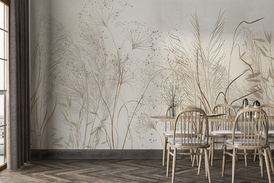 Rustige en serene natuurillustratie
