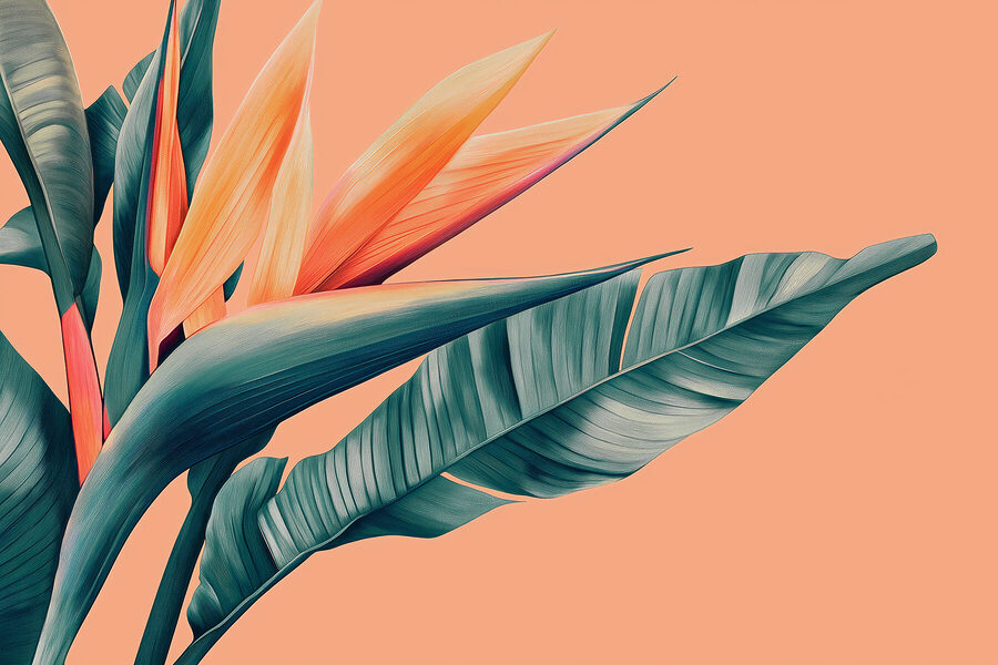 Levendige bloemen tegen een zachte achtergrond Levendige bloemen tegen een zachte achtergrond