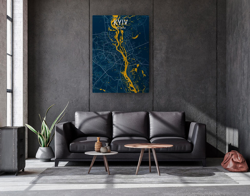 Map of a city Map of a city