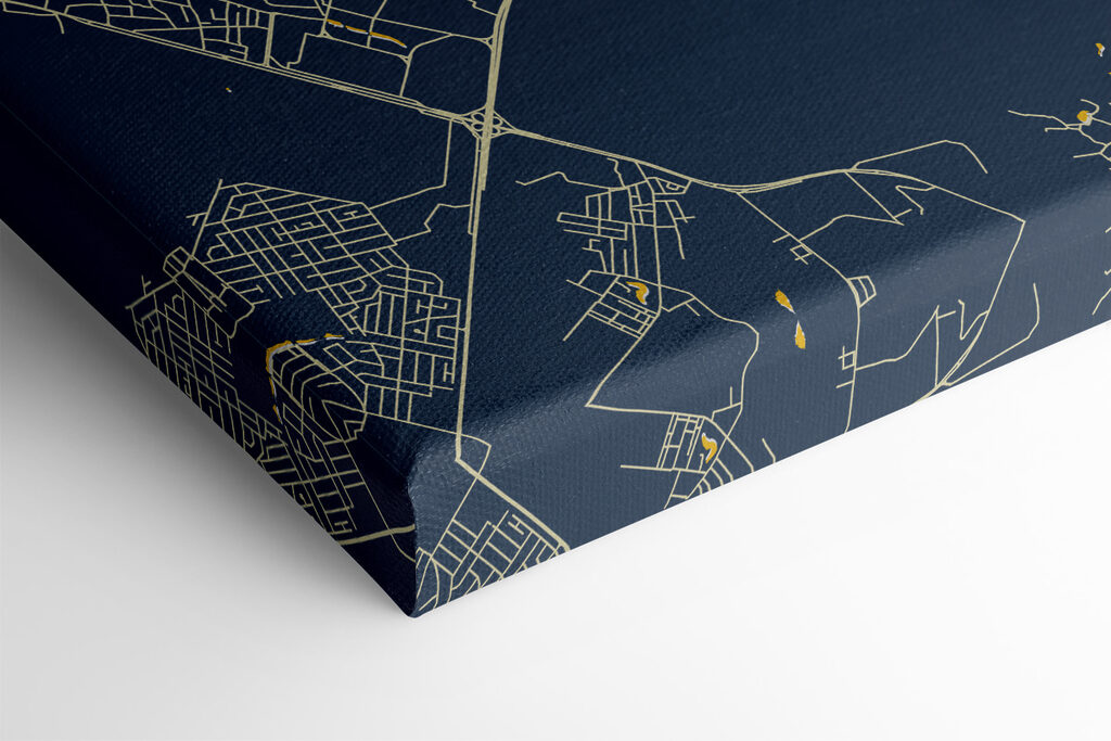 Map of a city Map of a city