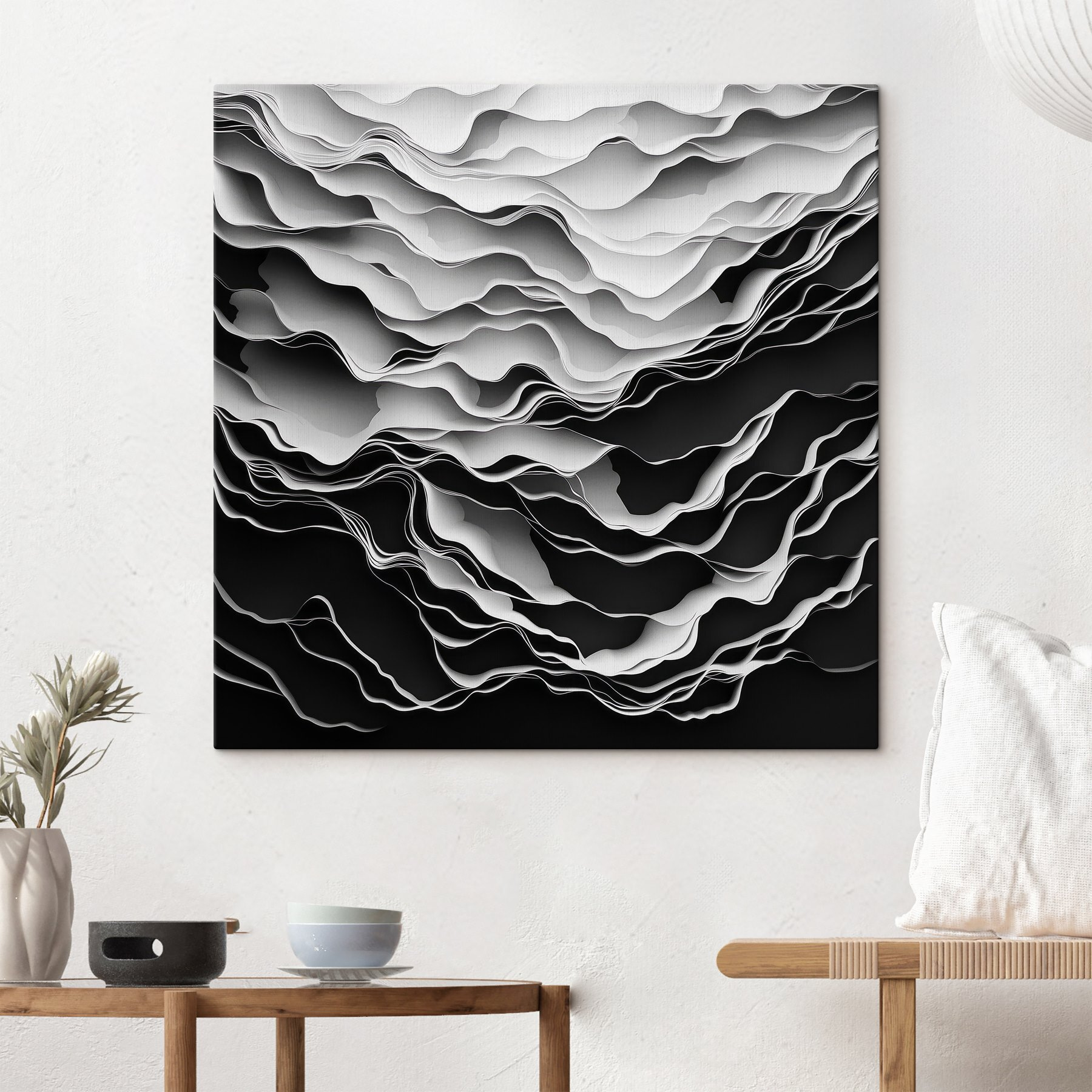 Black and white image of a white and black background Black and white image of a white and black background