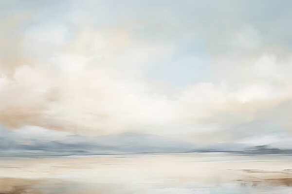 Landschap met water en wolken Landschap met water en wolken