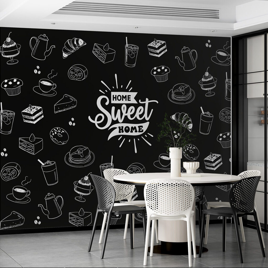 Black and white image of food Black and white image of food