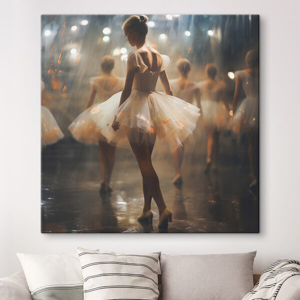 Groep vrouwen in witte tutu Groep vrouwen in witte tutu