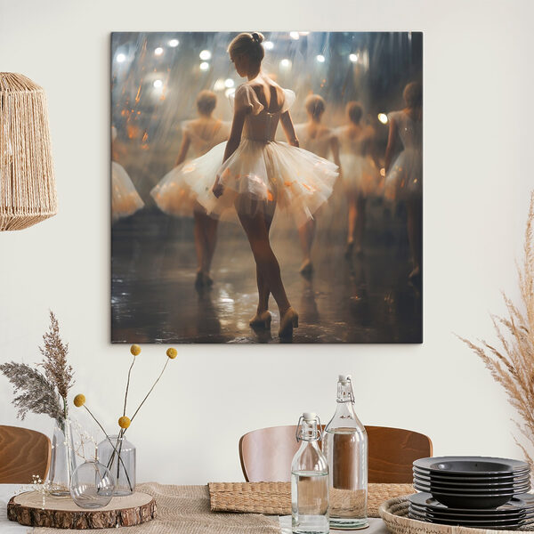 Groep vrouwen in witte tutu Groep vrouwen in witte tutu