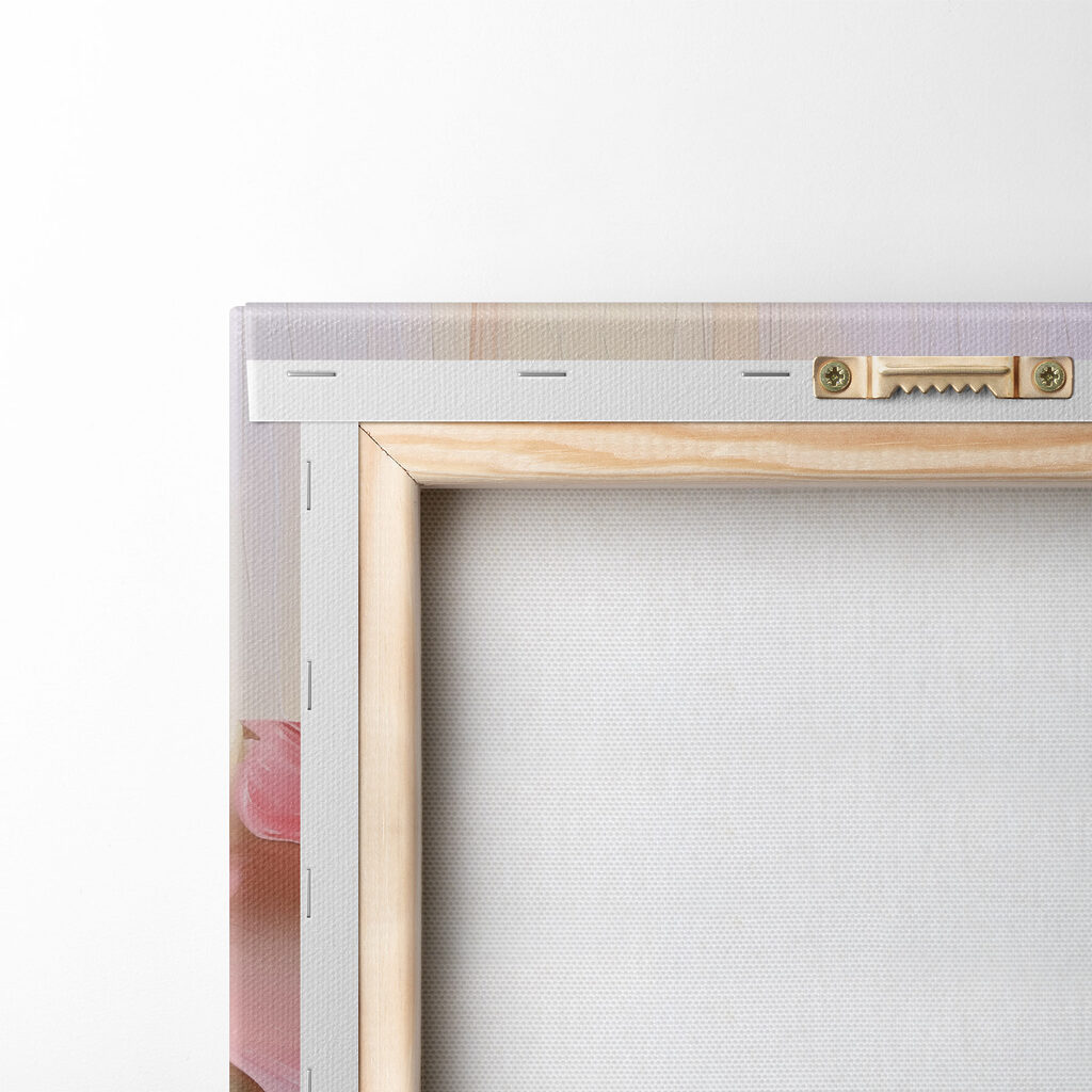 Pink flower with a yellow center