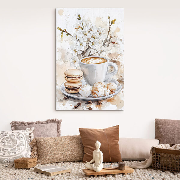 Kopje koffie en koekjes Kopje koffie en koekjes