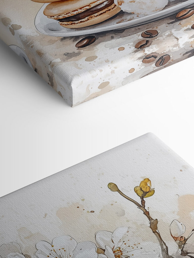 Cup of coffee and cookies