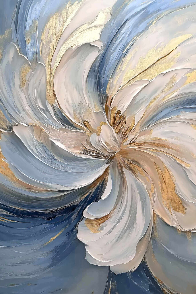 Soft petals in calming hues